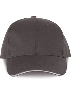 WK WKP 145 6 panelová kšiltovka 20.145W shale grey/light grey