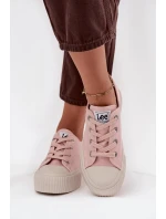 Dámské tenisky na platformě LEE ISLA C WOMEN LOW 50253001.78E Růžové