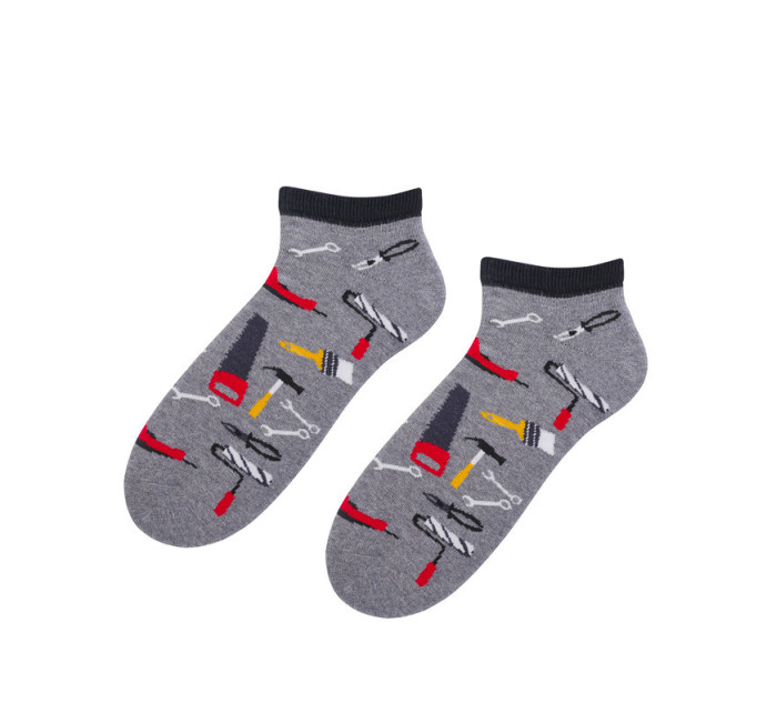 Ponožky Bratex POP-M-131 Grey Melange