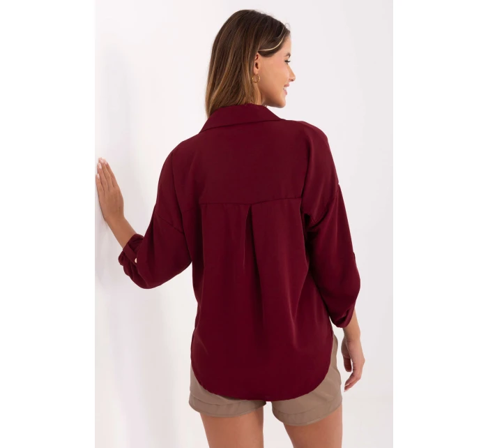 Košile s dlouhým rukávem model 219049 Rue Paris Košile s dlouhým rukávem model 219049 Rue Paris