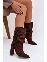 Boty na podpatku  model 221126 Step in style