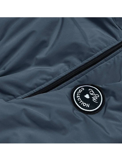 Světle modrá dámská oversize bunda parka model 19422295 - S'WEST