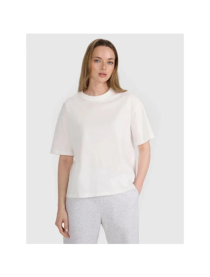 Dámské tričko oversize s potiskem model 21436786 - 4F