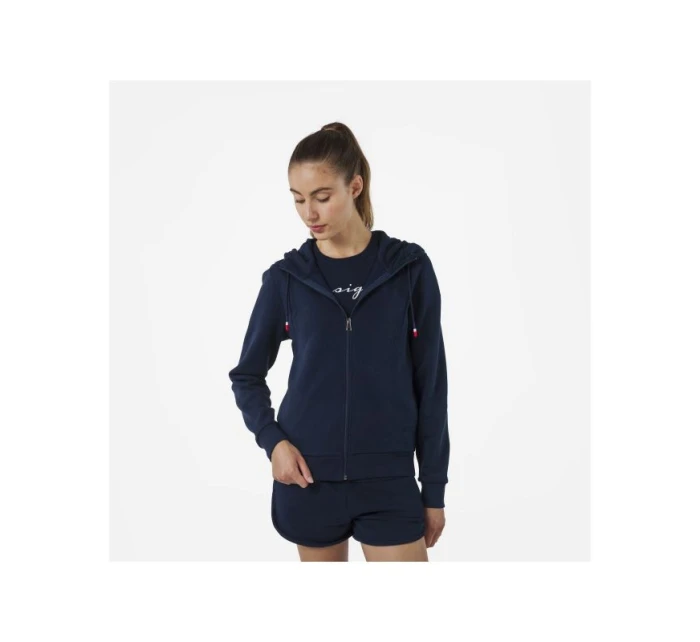 Rossignol mikina W LOGO SWEAT FZ HOOD FL námořnická modrá