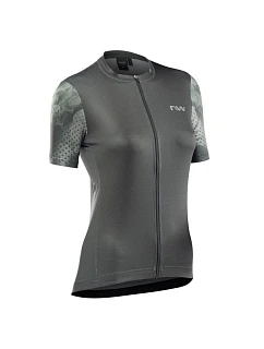 Koszulka rowerowa NORTHWAVE Origin Woman Jersey Short Sleeve zielony