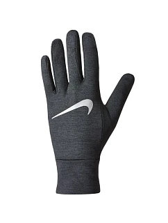 Dámské běžecké rukavice Nike Dri-Fit Fleece, šedé, model 22387593 velikost M/L