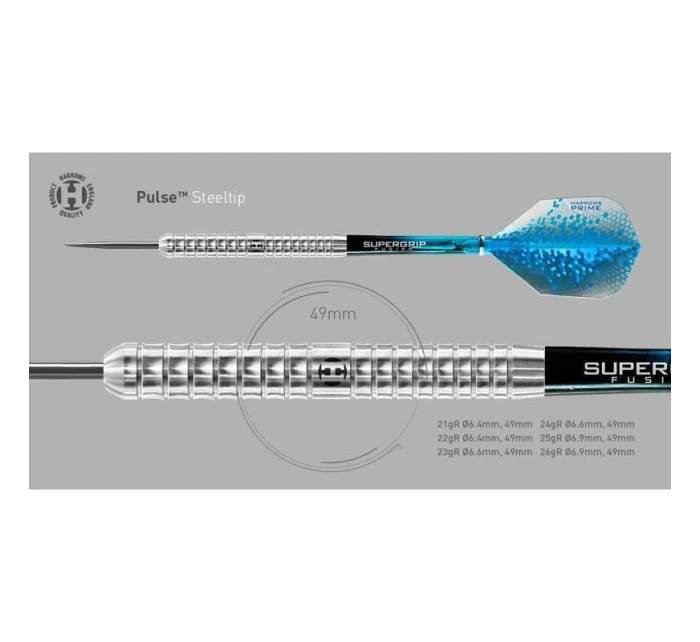 Šipky Pulse 90% Steeltip model 21064352 - Harrows Šipky Pulse 90% Steeltip model 21064352 - Harrows