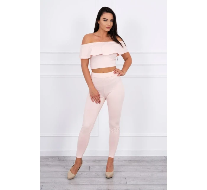 Frill set pudr růžový