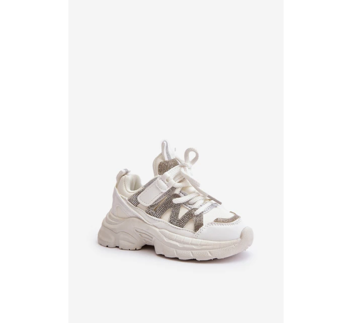 Dětské tenisky se zirkony bílé Rianalla Dětské tenisky se zirkony bílé Rianalla