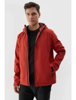 Pánská softshellová bunda s kapucí červená model 21678488 - 4F