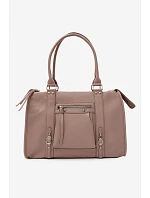 Velká taška z imitace kůže Taupe model 22220879 - Flora&Co