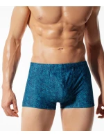 Pánské rychleschnoucí plavkové boxerky ATLANTIC - tyrkysové Pánské rychleschnoucí plavkové boxerky ATLANTIC - tyrkysové