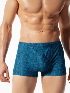 Pánské rychleschnoucí plavkové boxerky ATLANTIC - tyrkysové