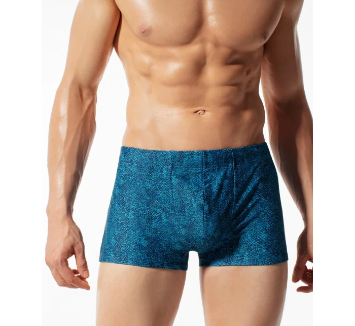 Pánské rychleschnoucí plavkové boxerky ATLANTIC - tyrkysové Pánské rychleschnoucí plavkové boxerky ATLANTIC - tyrkysové
