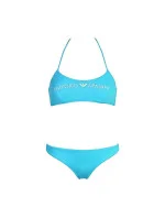 Dámské dvoudílné plavky modrá model 15018990 - Emporio Armani Dámské dvoudílné plavky modrá model 15018990 - Emporio Armani