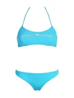 Dámské dvoudílné plavky 262618 0P313 00383 modrá - Emporio Armani