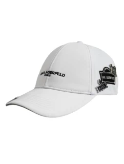 Kšiltovka Karl Lagerfeld Paris Beanie White - model 21932812