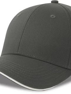 Atlantis Headwear Sport Sandwich-S 6 panelová sandwich kšiltovka 33.0275 dark grey