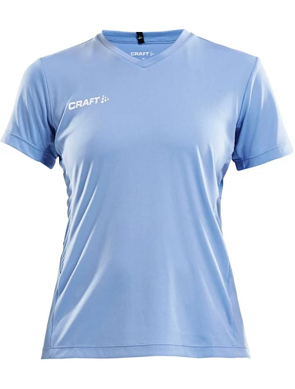 Craft Teamwear Squad Go Jersey Solid W Dámské sportovní tričko s výstřihem do V 82.5566 mff blue Craft Teamwear Squad Go Jersey Solid W Dámské sportovní tričko s výstřihem do V 82.5566 mff blue