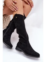 Na Plochém Podpatku S Vzorem Černé model 21685054 - S.Barski