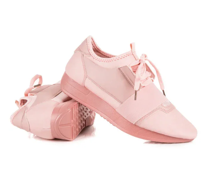 model 5850349 růžové tenisky se šňůrkou - CNB model 5850349 růžové tenisky se šňůrkou - CNB