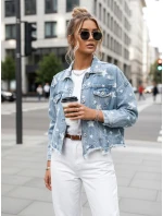 Dámská džínová bunda DOLLA modrá FashionStreet TY2634