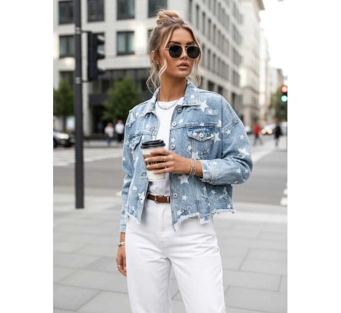 Dámská džínová bunda DOLLA modrá FashionStreet TY2634