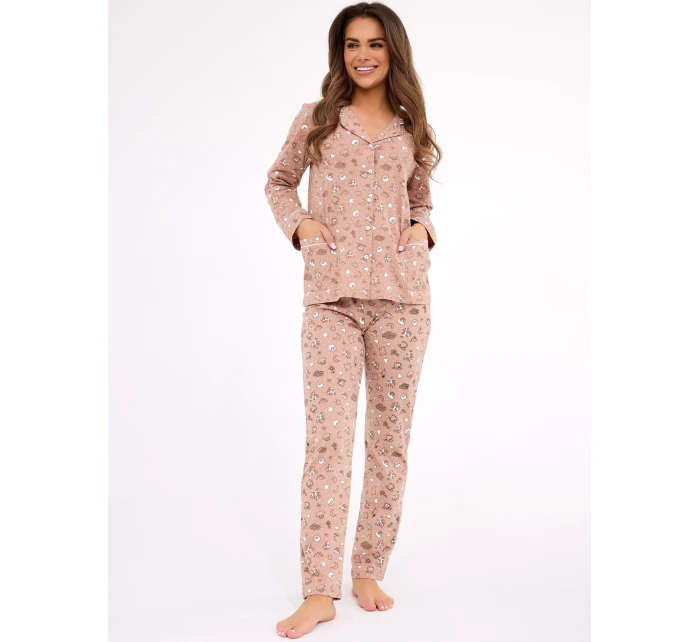 Cornette 482/434 Smile 4 l/r S-2XL dámské rozepínací pyžamo