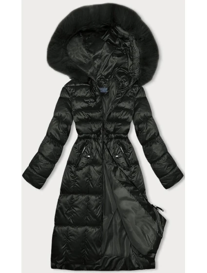 Vypasovaná dámská zimní bunda v army barvě S'west (B8207-B8282-11)