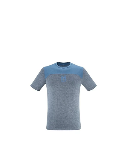 Pánské tričko MILLET Seneca Heather Ts Ss M šedo-modré
