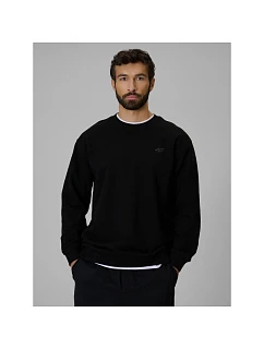 Pánská mikina z fleece s pravidelným střihem bez kapuce 4F 4FRMM00TSWSM3059-20S