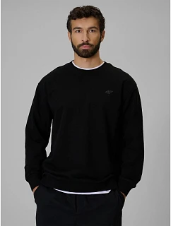 Pánská mikina z fleece s pravidelným střihem bez kapuce 4F 4FRMM00TSWSM3059-20S