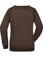 Daiber JN 793 Dámská raglánová mikina 02.0793 brown