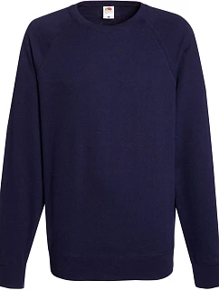 Fruit of the Loom Lightweight Raglan Sweat Pánská raglánová mikina 16.2138 deep navy