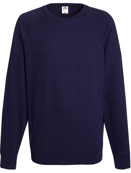 Fruit of the Loom Lightweight Raglan Sweat Pánská raglánová mikina 16.2138 deep navy Fruit of the Loom Lightweight Raglan Sweat Pánská raglánová mikina 16.2138 deep navy