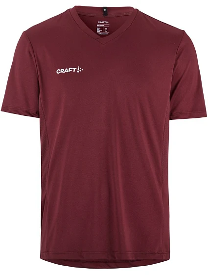 Craft Teamwear Squad Go Jersey Solid M Pánské sportovní tričko s výstřihem do V 82.5560 maroon Craft Teamwear Squad Go Jersey Solid M Pánské sportovní tričko s výstřihem do V 82.5560 maroon
