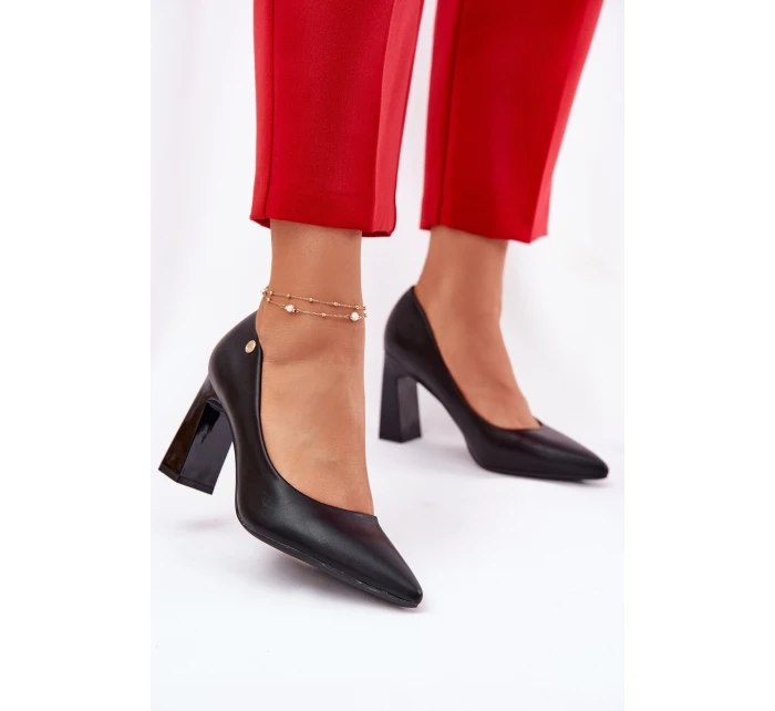 Elegantní Lodičky Na  Černé model 21692751 - VINCEZA