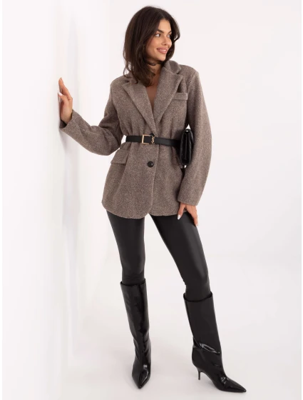 Płaszcz IT PL model 21749884 ciemny bezowy - FPrice