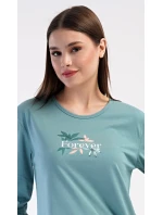 Dámské pyžamo dlouhé model 21154956 - Vienetta Dámské pyžamo dlouhé model 21154956 - Vienetta