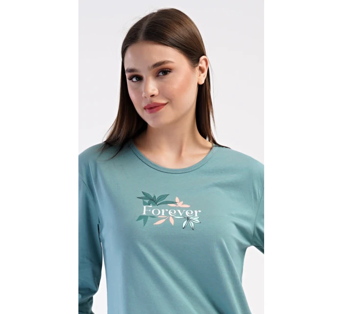 Dámské pyžamo dlouhé model 21154956 - Vienetta Dámské pyžamo dlouhé model 21154956 - Vienetta