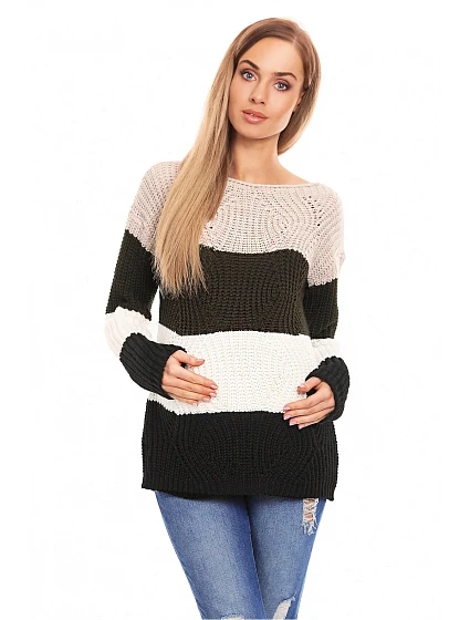 Těhotenský svetr model 132018 PeeKaBoo Těhotenský svetr model 132018 PeeKaBoo