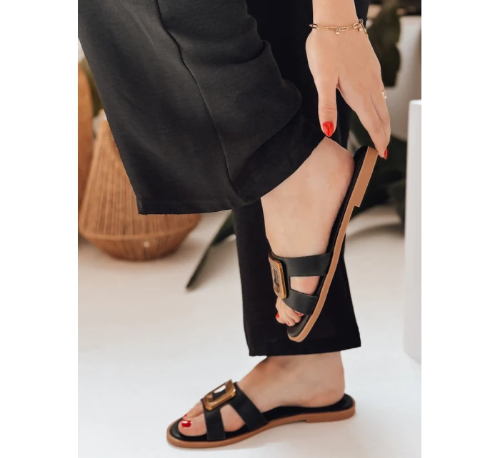 GLAMSTEP dámské žabky černé FashionStreet ZY0930