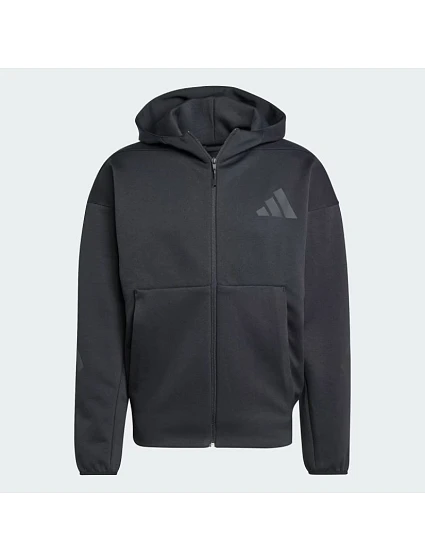 Pánská mikina s kapucí  FullZip Black model 22053448 - ADIDAS