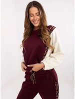 Komplet IT KMPL model 21494238 bordowy - FPrice Komplet IT KMPL model 21494238 bordowy - FPrice