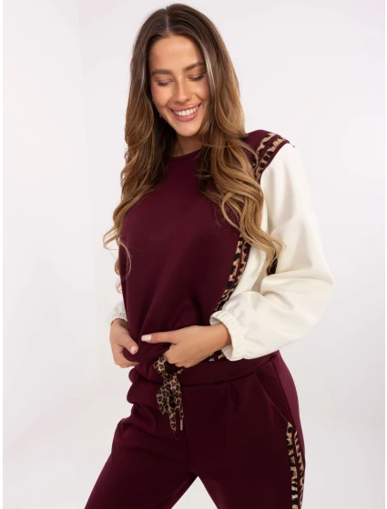 Komplet IT KMPL model 21494238 bordowy - FPrice Komplet IT KMPL model 21494238 bordowy - FPrice