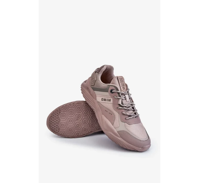 Pánské lehké tenisky Memory Foam System Big Star LL174151 Béžová