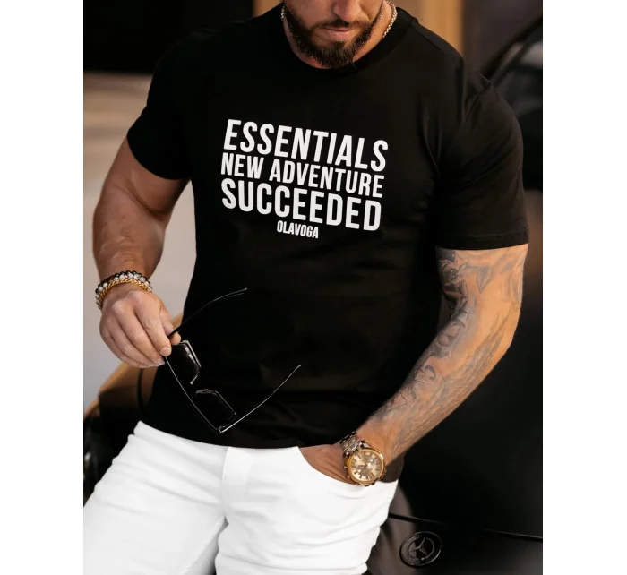 Pánské tričko model 18593253 černé - Ola Voga