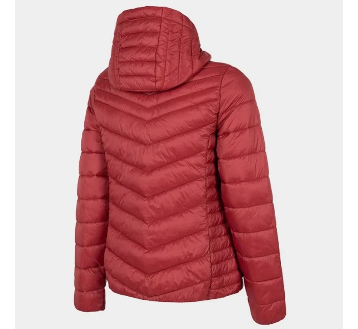Dámská bunda W H4Z22-KUDP003 61S červená - 4F