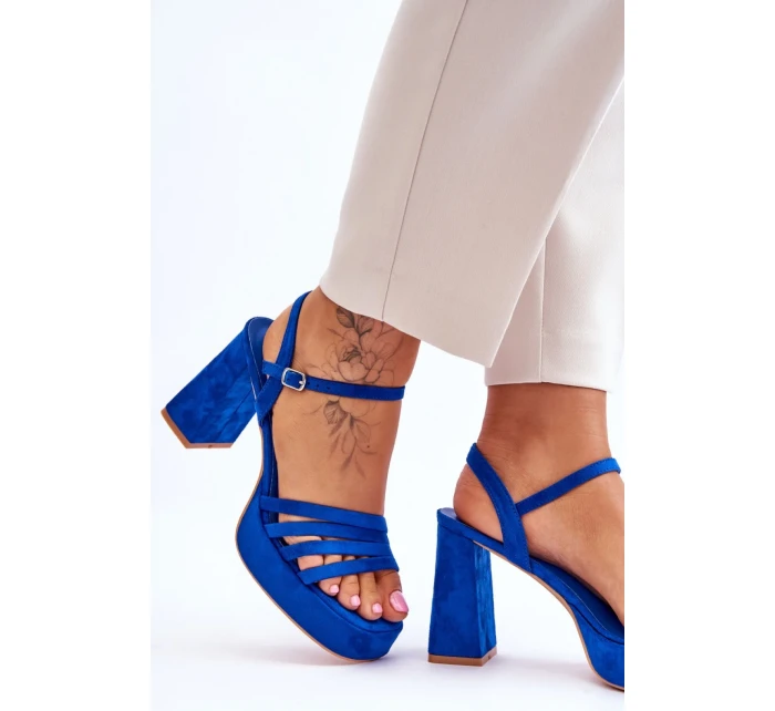 Sandály na podpatku  model 179123 Step in style