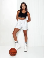 Dámské teplákové šortky white Dstreet model 21979506 - FashionStreet
